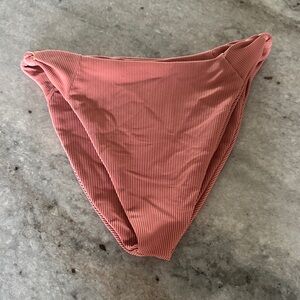 Skatie Rosette Salty bottom never worn size smallDusty Rose Ribbed Bikini Bottom